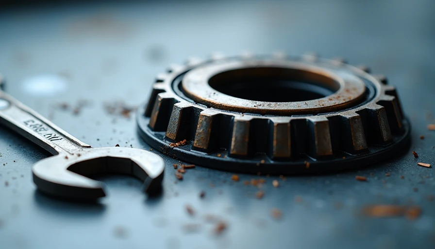 Visual context for signs of trailer bearing failure