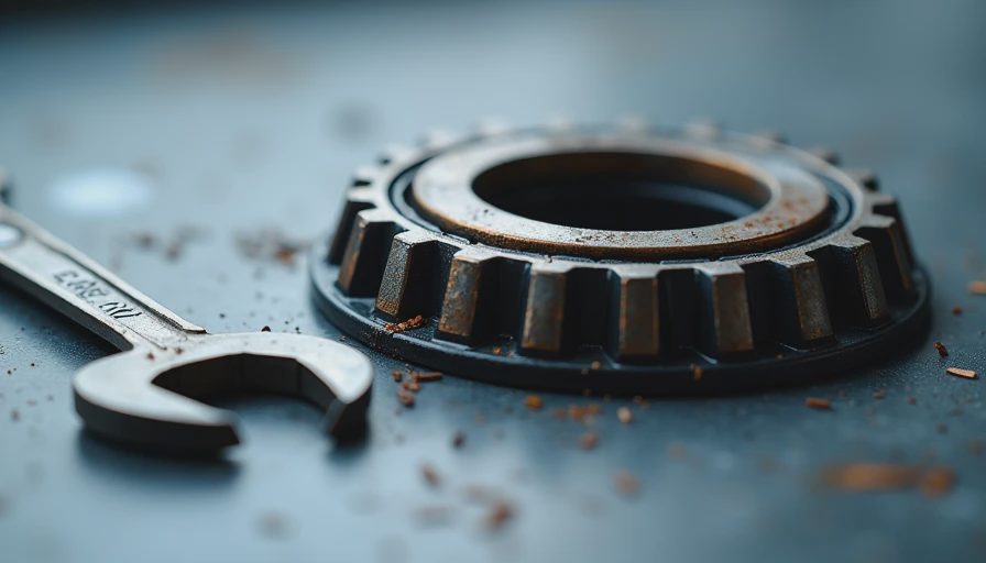Visual context for signs of trailer bearing failure