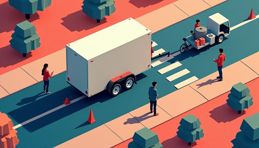 Visual context for pre-trip trailer inspection steps
