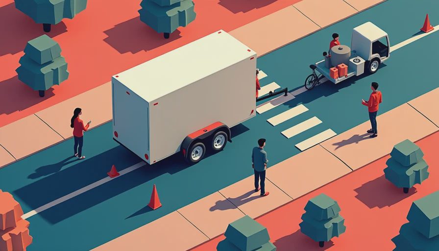 Visual context for pre-trip trailer inspection steps