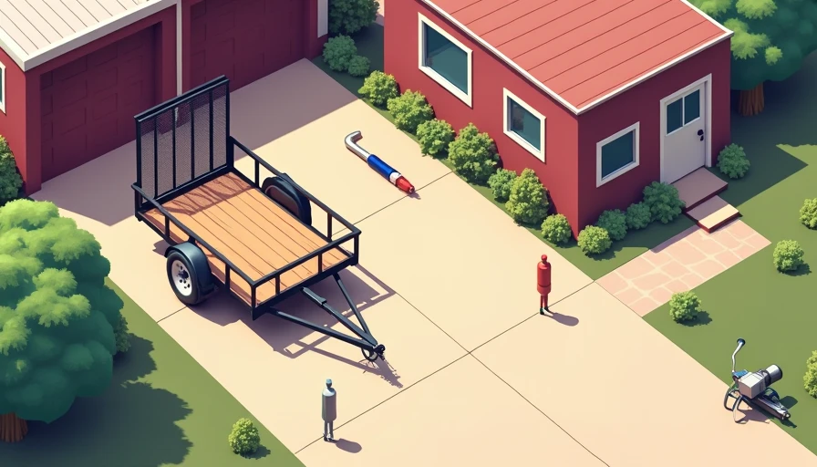 Visual context for trailer suspension maintenance tips