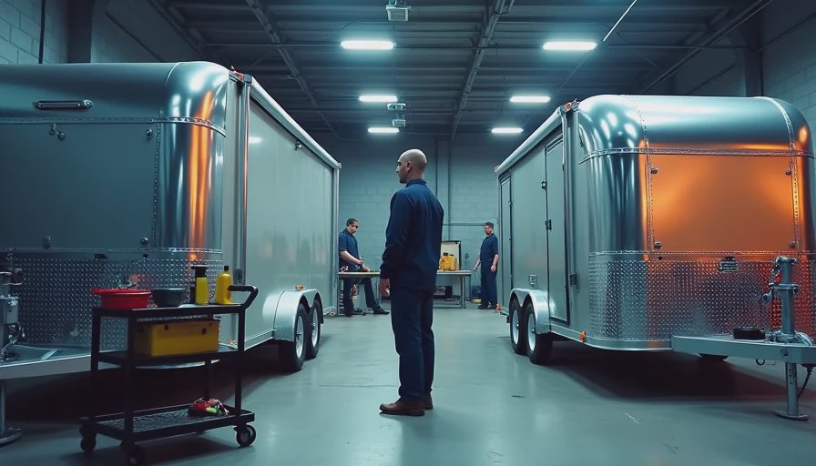 Illustration for steel vs aluminum trailer maintenance