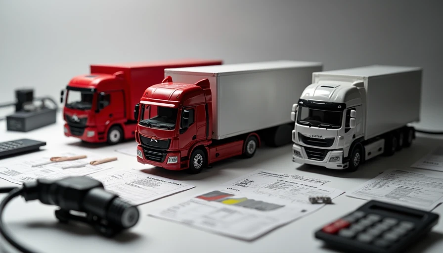 Visual context for total cost of ownership electric vs diesel truck