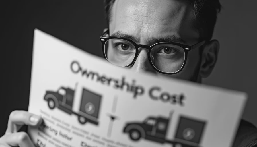 Illustration for total cost of ownership electric vs diesel truck