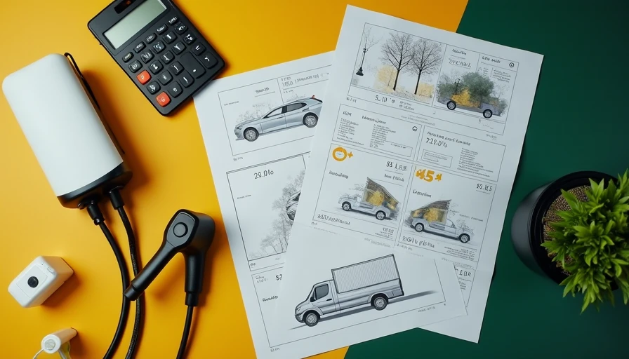 Visual context for EV fleet charging infrastructure cost