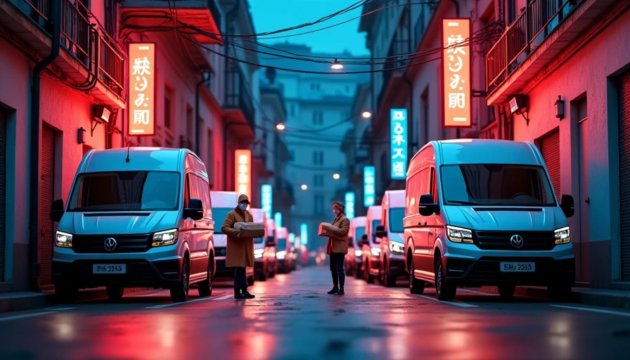 Illustration for best electric delivery vans for fleets