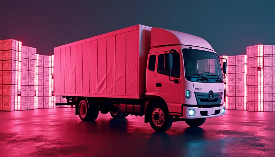 Visual context for electric box truck for last mile