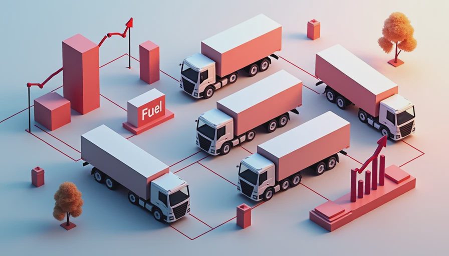 Illustration for fleet fuel optimization strategies