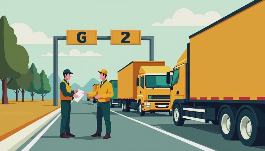 Visual context for Mexico cross-border trucking compliance