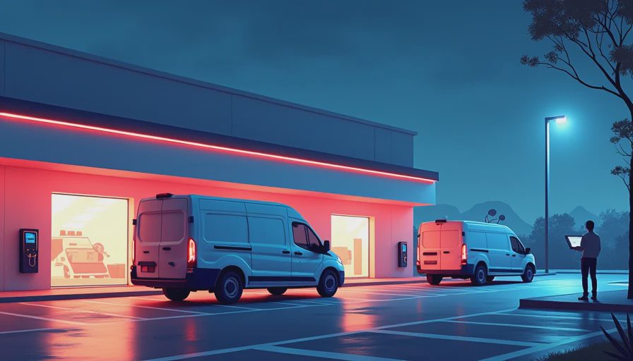 Illustration for fleet electrification strategy