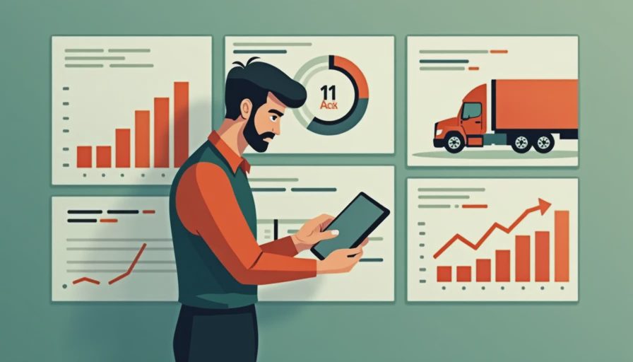 Illustration for wheels fleet management