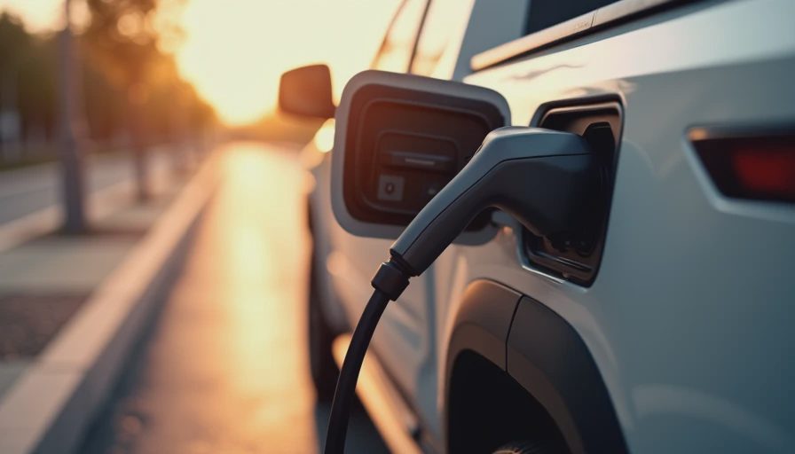 Visual context for ford electric pickup