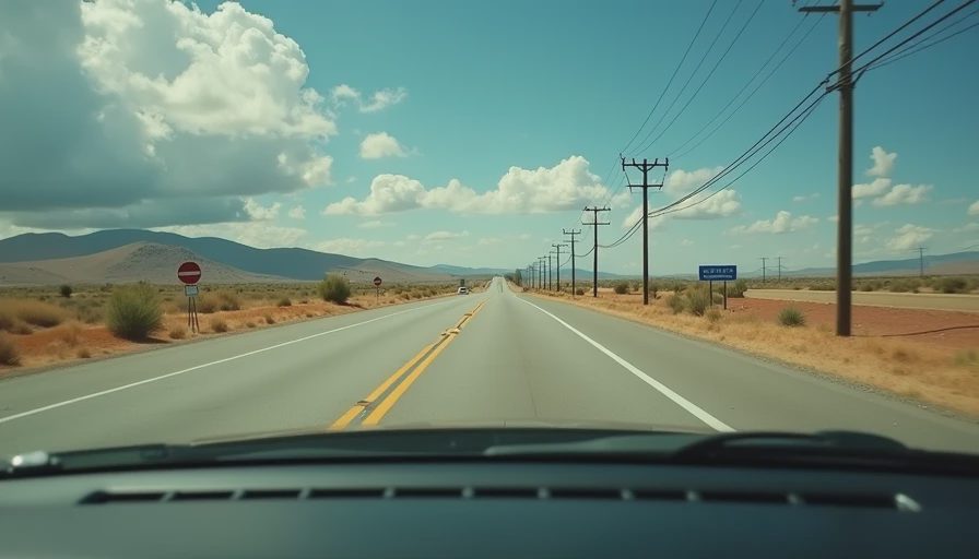 Visual context for two lane roadway