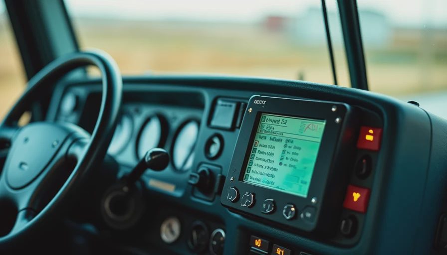 Illustration for electronic logging device
