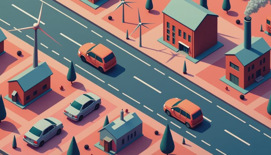 Illustration for carbon emissions